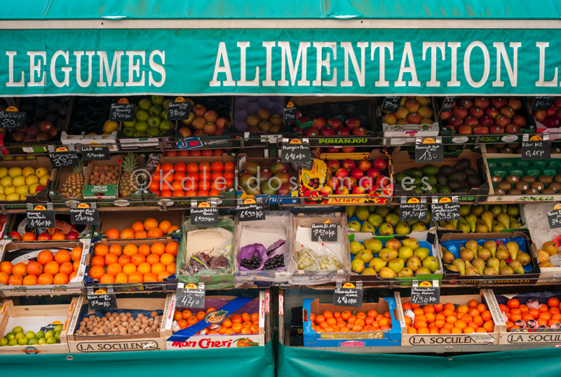 Commerce;Food;Foodstuffs;Fruit;Fruits;Groceries;Kaleidos;Kaleidos images;Paris;Shops;Tarek Charara;Vegetables